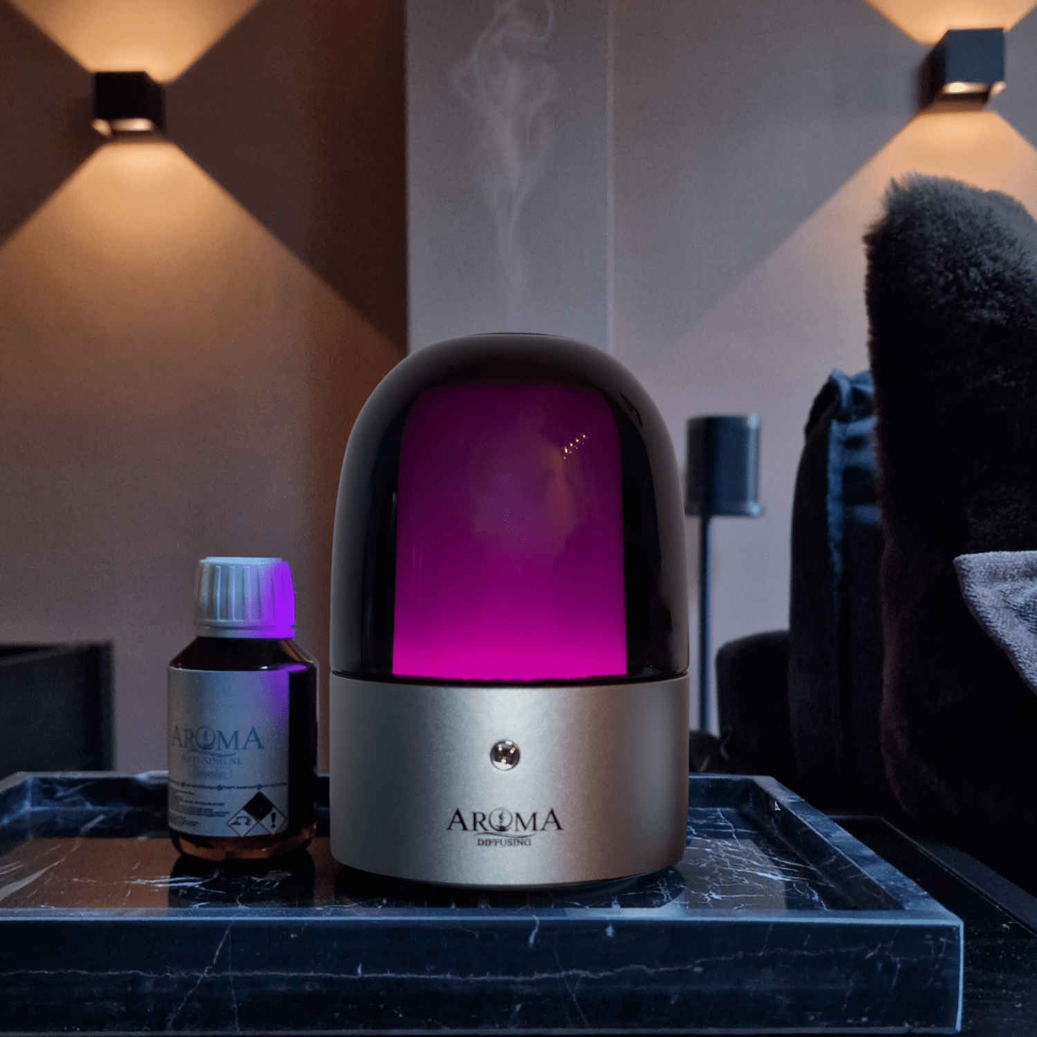 Kompakter Aroma Diffuser Mini – 20m² für gemütliche Wohnräume.