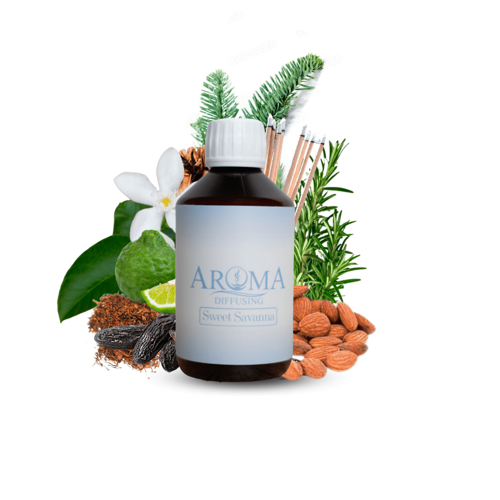 AromaDiffusing Duftöle Inhalt 250 ML Parfümöl Verschiedene Düfte Sweet Savanna