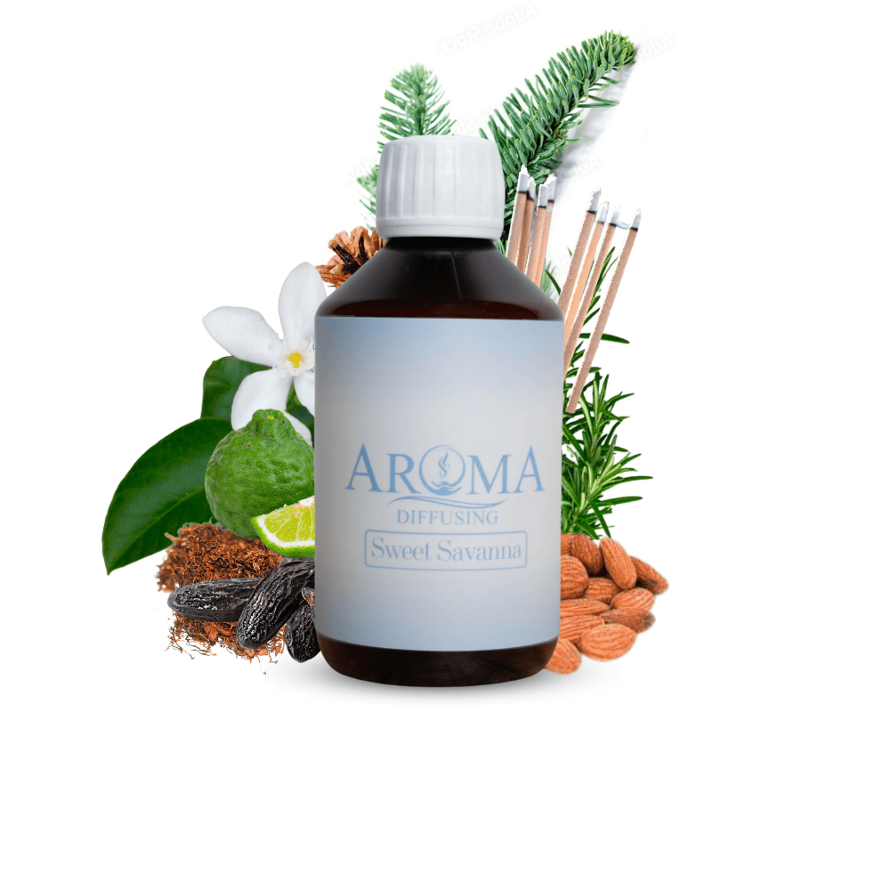 AromaDiffusing Duftöle Inhalt 500 ML Parfümöl Verschiedene Düfte Sweet Savanna