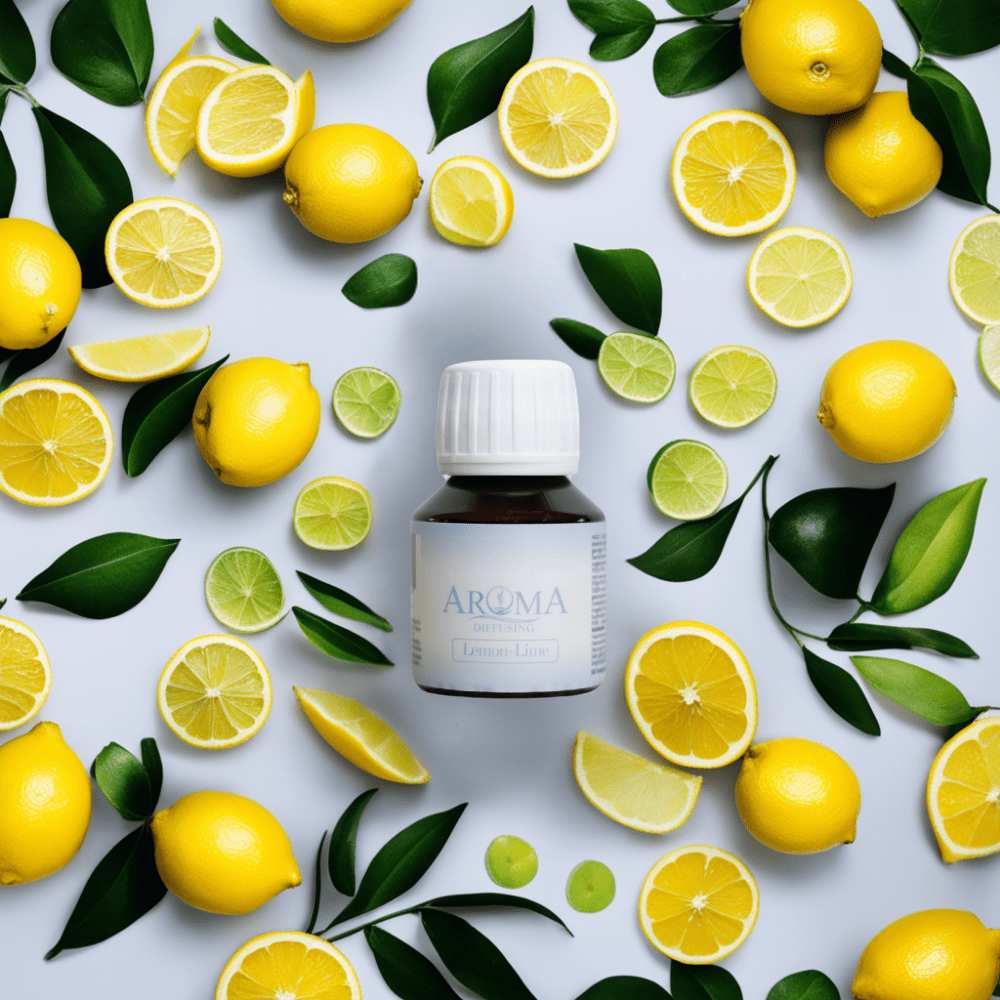 AromaDiffusing Duftöle Inhalt 50 ML Parfümöl Verschiedene Düfte Lemon-Lime