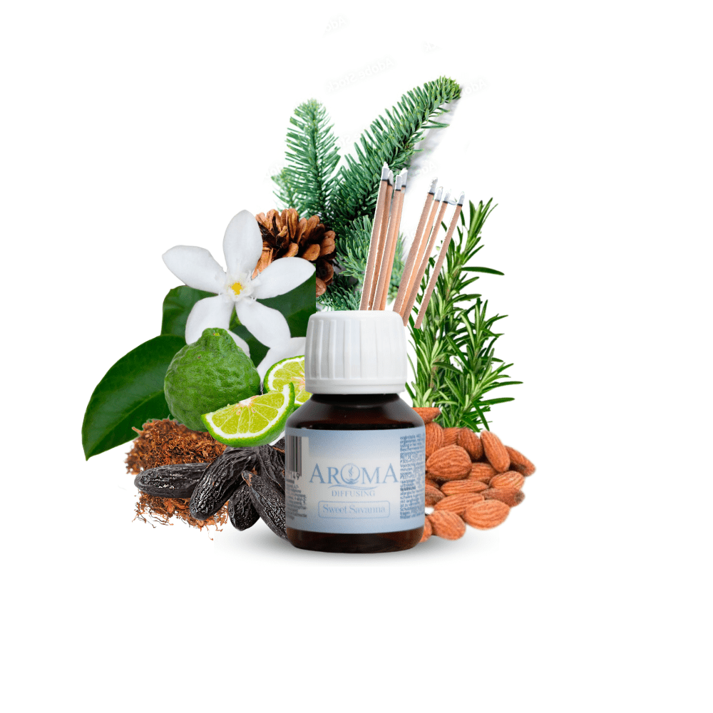 AromaDiffusing Duftöle Inhalt 50 ML Parfümöl Verschiedene Düfte Sweet Savanna