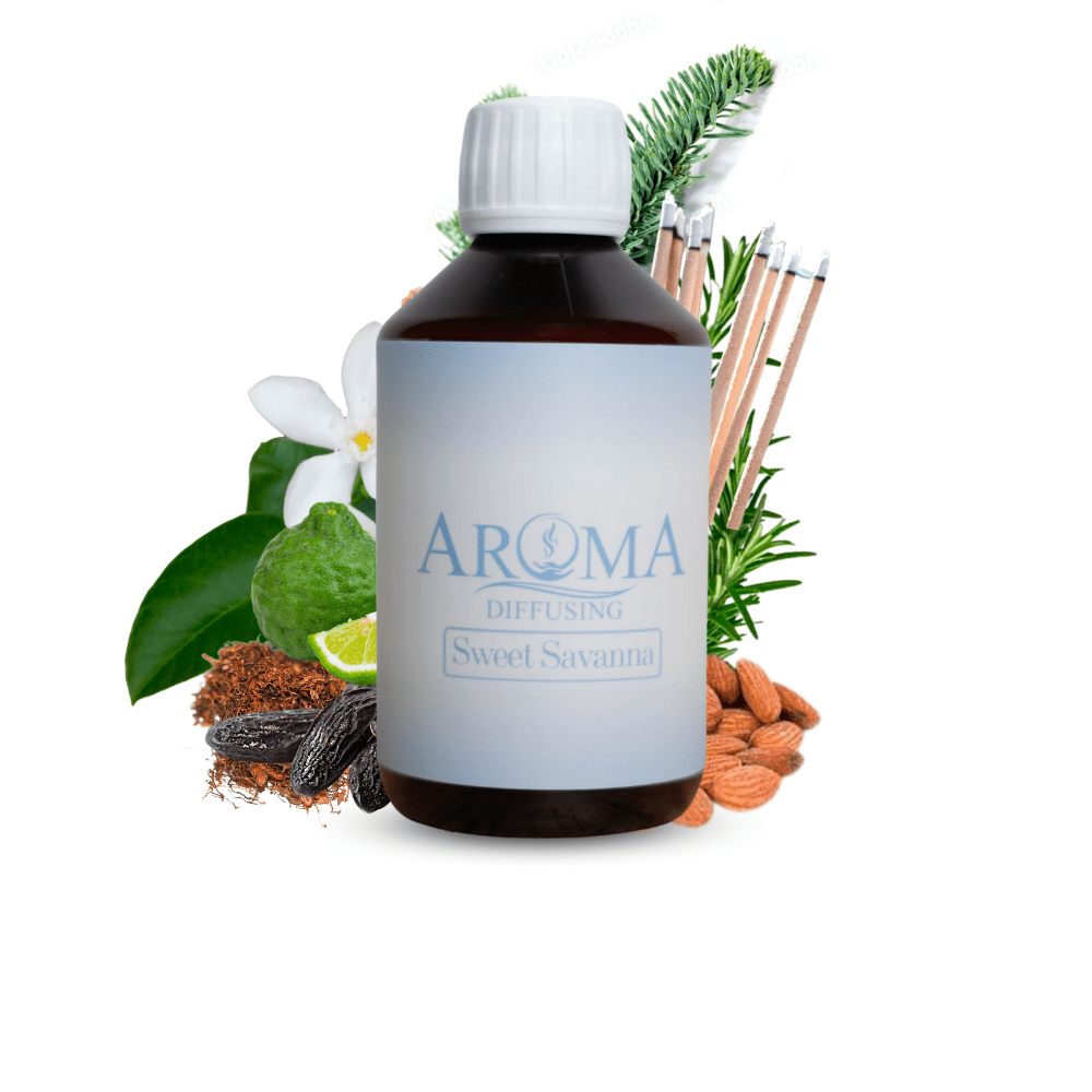 AromaDiffusing Duftöle Inhalt 1000 ML Parfümöl Verschiedene Düfte Sweet Savanna