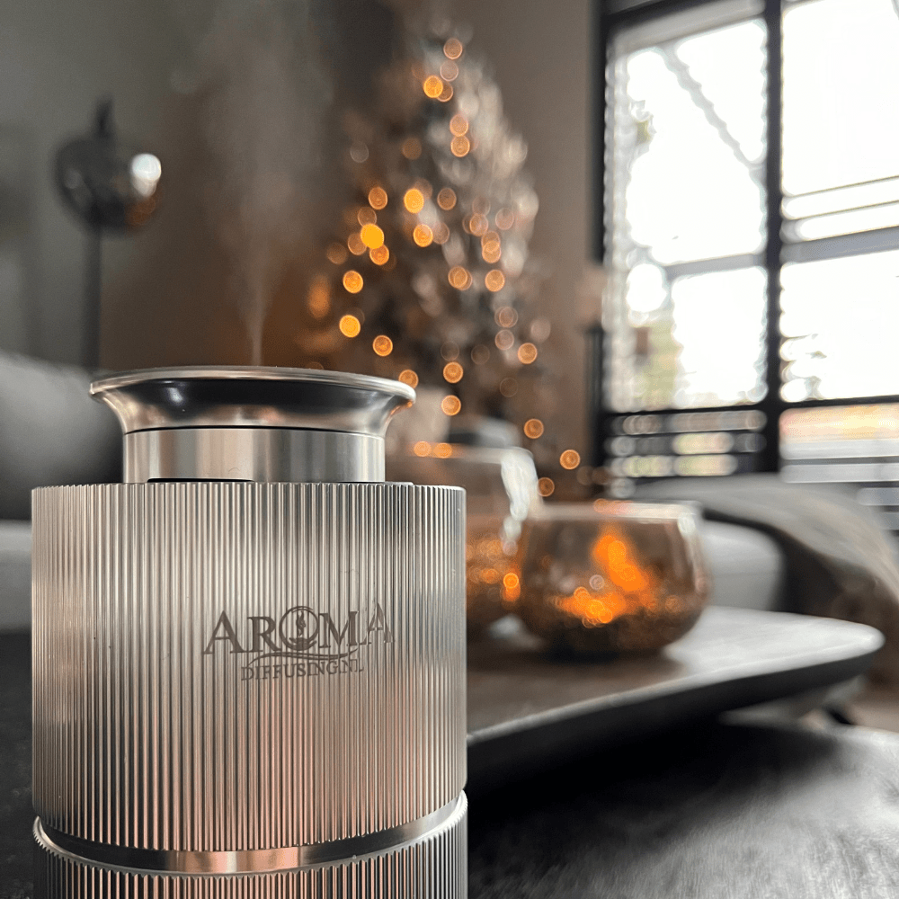 Geurmachine mini in actie geurverspreiding aroma diffuser olieset