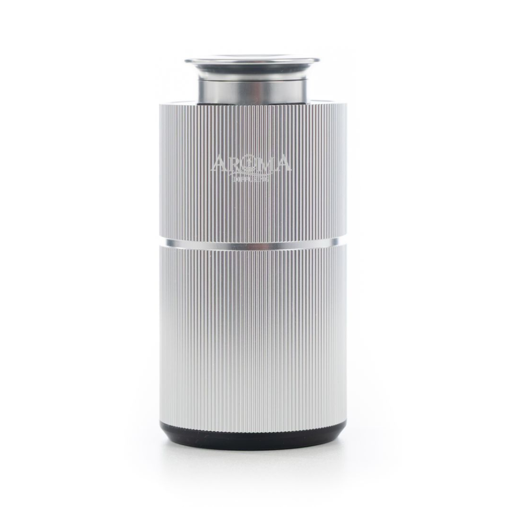 AromaDiffusing Mini Duftmaschine Silber – Kabelloser Diffusor für Räume bis 20m², elegantes Design, ideale Duftverteilung mit ätherischen Ölen