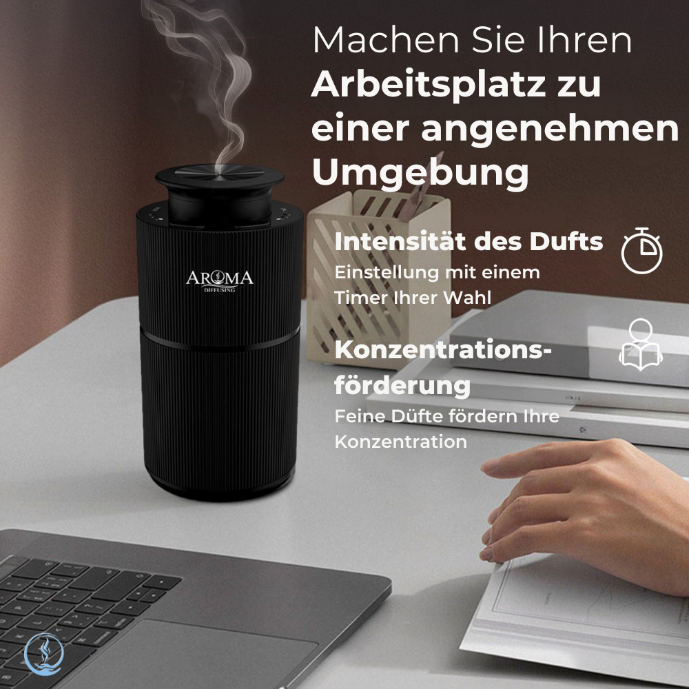 Duftmaschine Mini Betrieb Aroma Diffusor Duftöl Auto Duft Arbeit Konzentration von Aroma