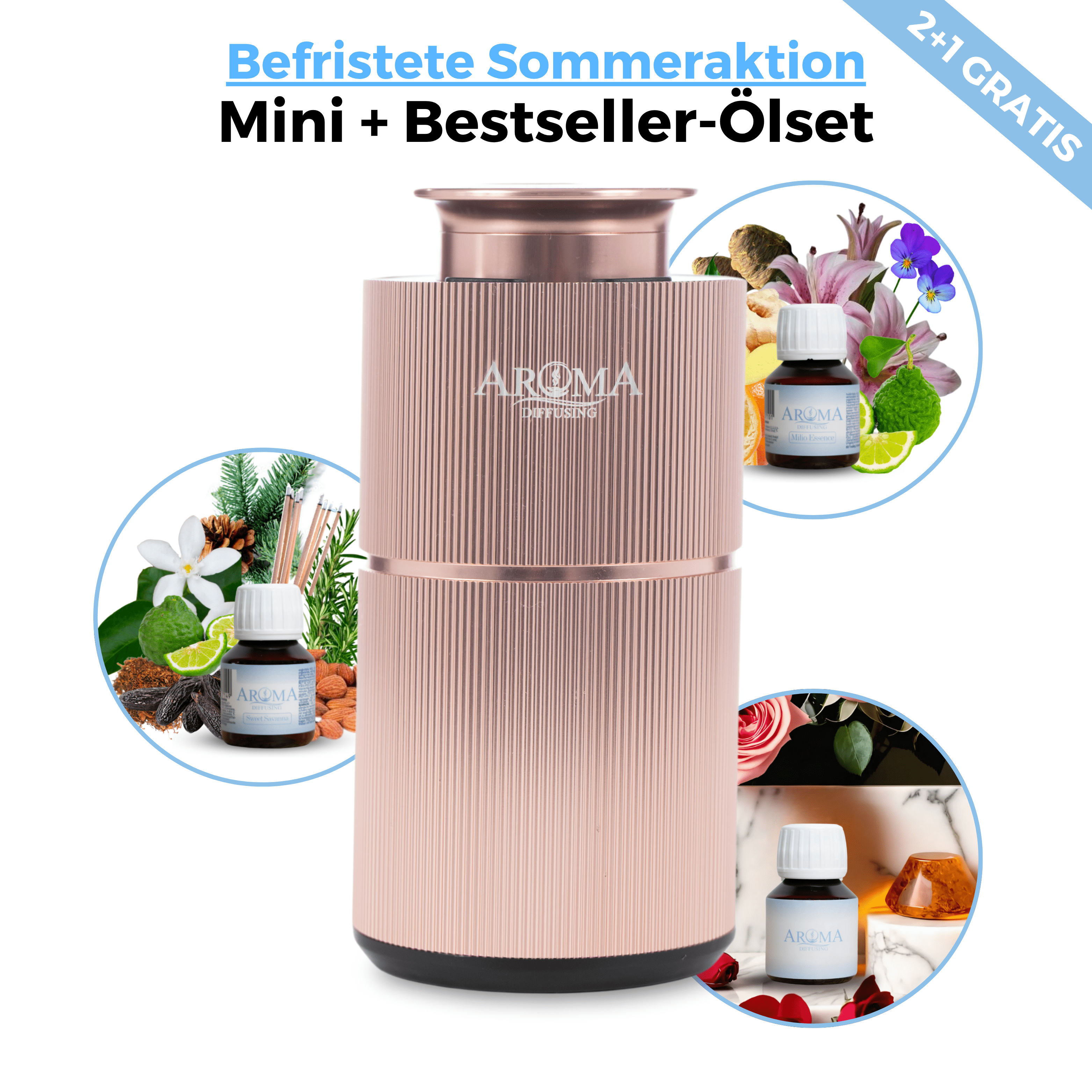 Aroma Diffuser Mini – 20 m² – Kabellos - AromaDiffusing