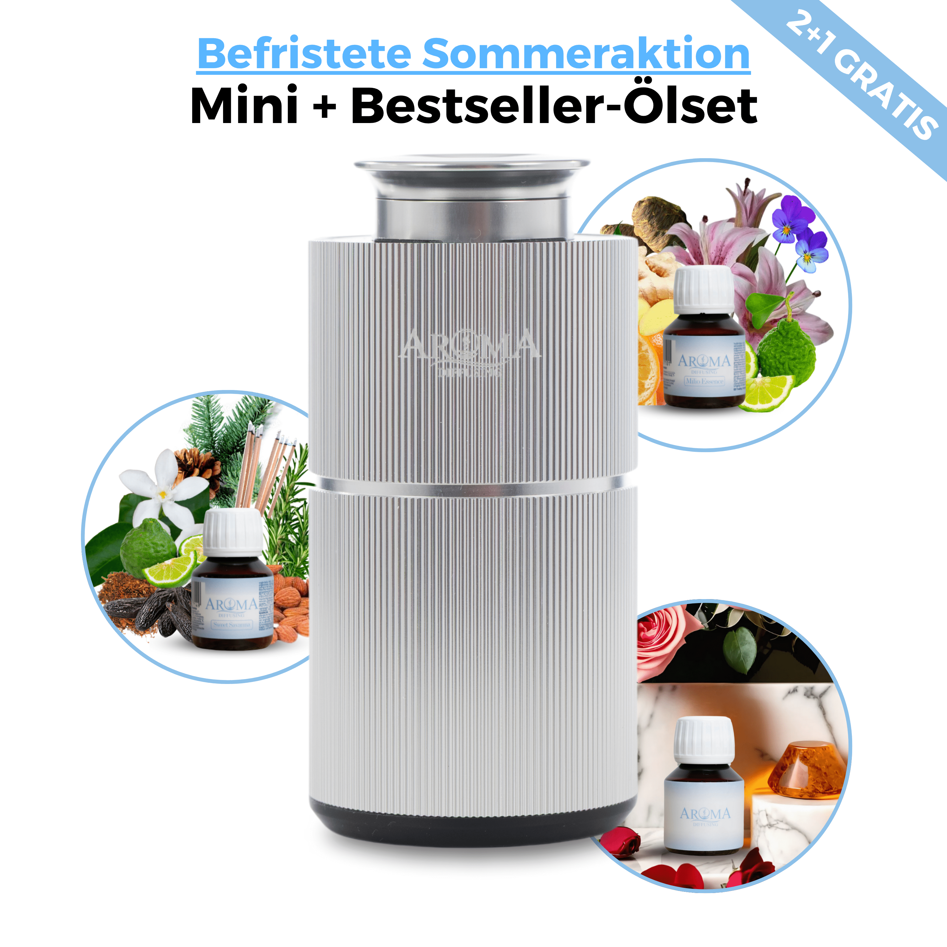 Aroma Diffuser Mini – 20 m² – Kabellos - AromaDiffusing