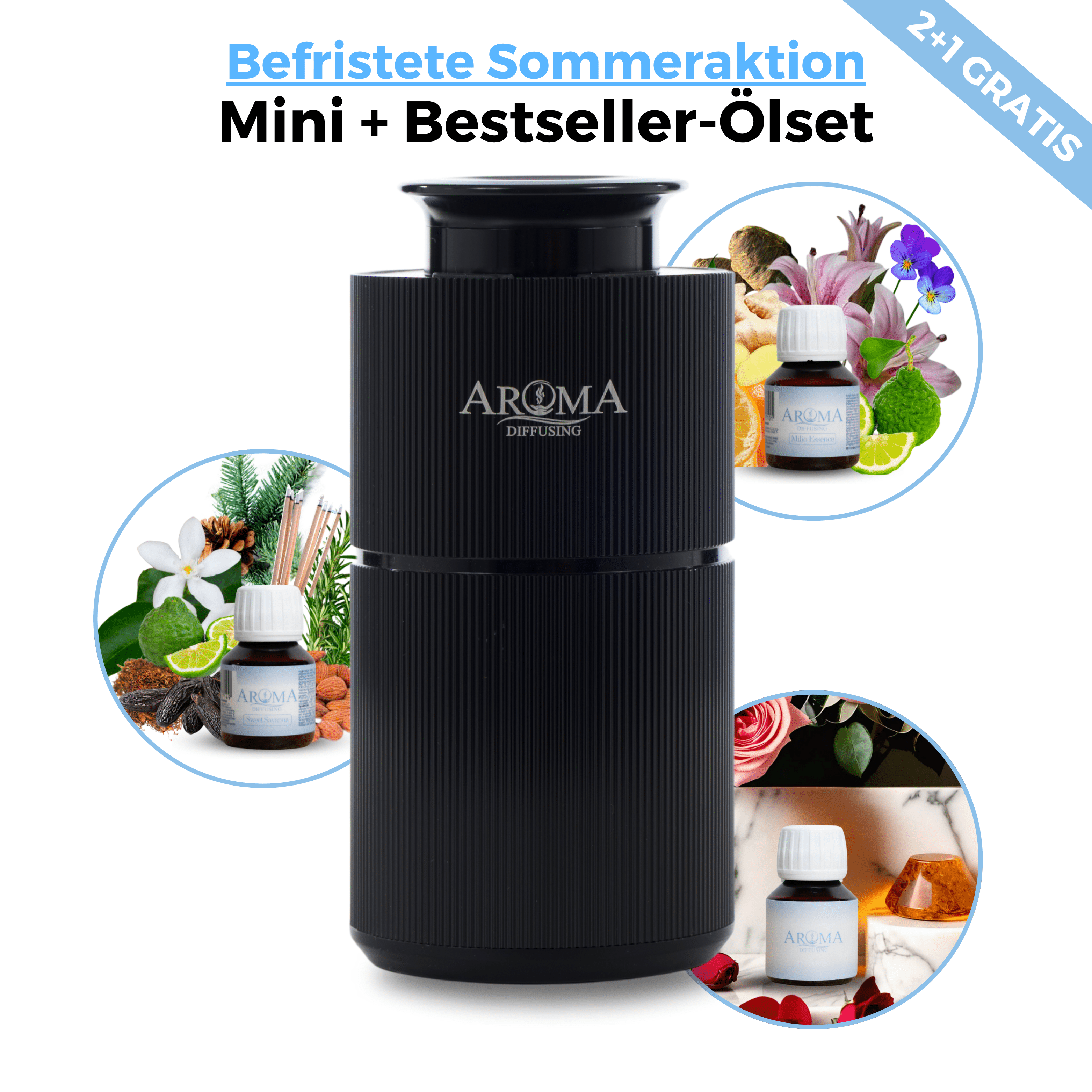 Aroma Diffuser Mini – 20 m² – Kabellos - AromaDiffusing