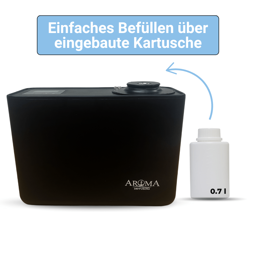 Stilvoller Smart-Aroma-Diffusor für Aromatherapie, geeignet für Räume bis zu 200 m²