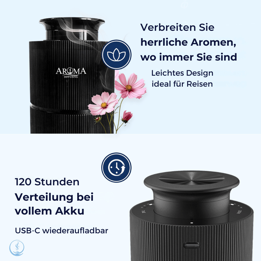 Aroma Diffuser Mini 25 m² - Kabellos - AromaDiffusing Duft Diffusor