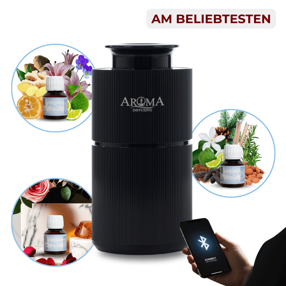 AromaDiffusing Mini Pro 40 m² mit 2+1 Gratis Bestseller - Duftöl - AromaDiffusing