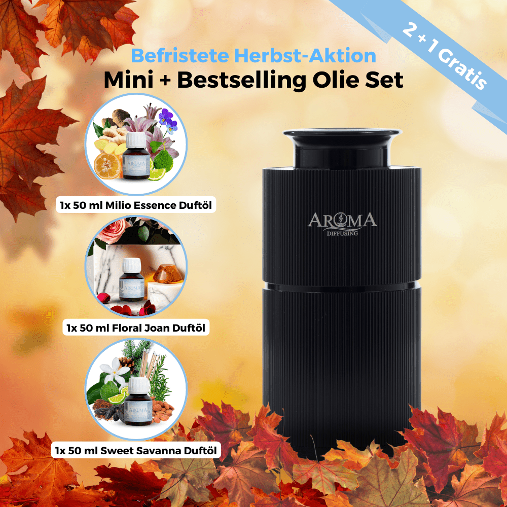 [Herbst - Sale] AromaDiffusing Mini mit 2+1 Gratis Bestseller - Duftöl - AromaDiffusing