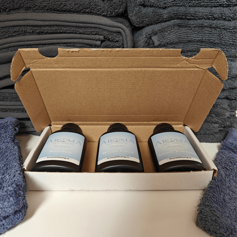         Wasparfum Set Aromadiffusing Cadeauset 3 100ML Druppels Om Je Beddengoed Heerlijk Te Laten Ruiken